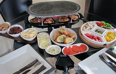 Raclette Recipe Ideas | A Glug of Oil