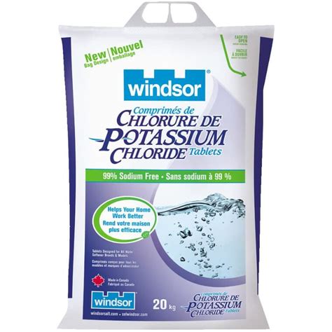 Windsor 20kg Potassium Chloride Water Softener Salt | Home Hardware