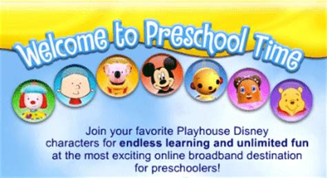 Playhouse Disney Preschool Time Online