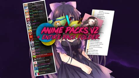 Anime packs v2 + Entire pack folder - YouTube