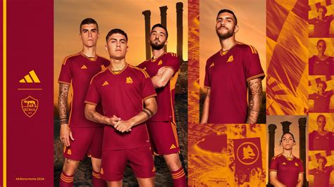 AS Roma and adidas unveil the club’s 2023-24 home kit