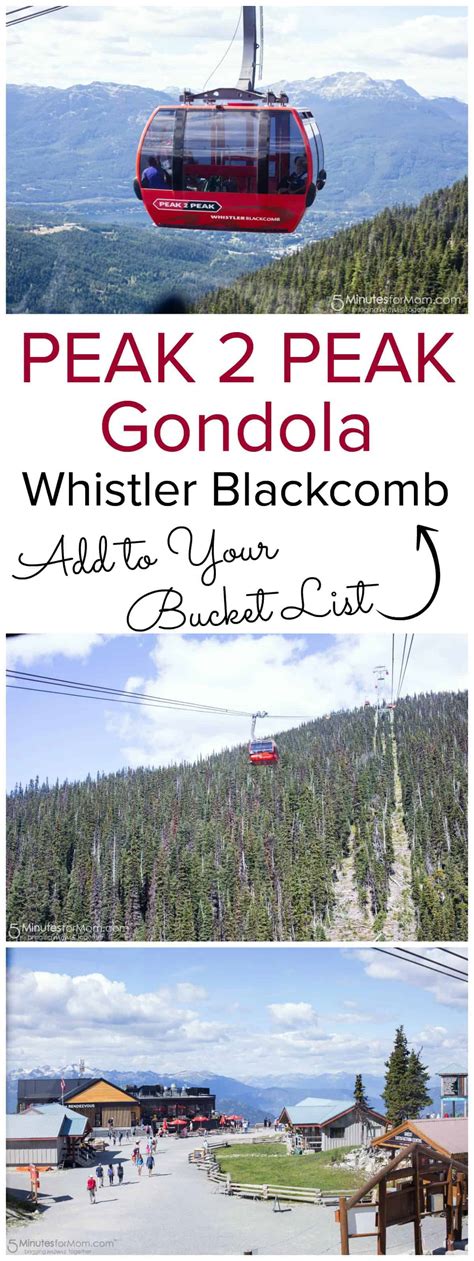 PEAK 2 PEAK Gondola in Whistler Blackcomb