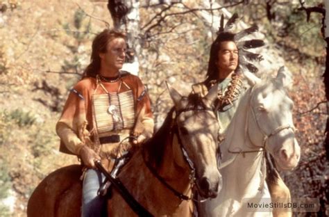 Dances with Wolves - Publicity still of Kevin Costner & Graham Greene