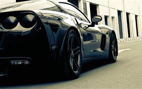 Black Corvette Sport Car HD Wallpaper | HD Desktop Wallpapers