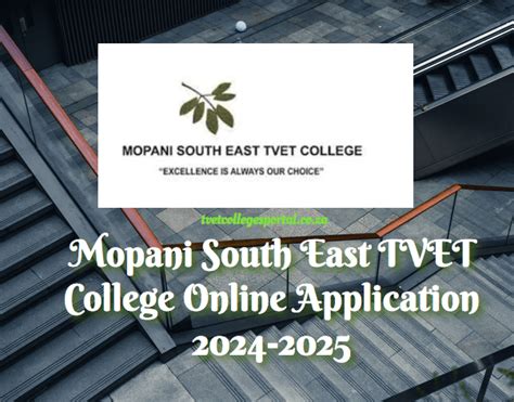 Mopani South East TVET College Online Application 2024-2025 - TVET Colleges