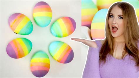 I Made the EASIEST Rainbow Easter Eggs! - YouTube