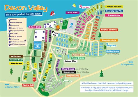 Devon Cliffs Holiday Park Map