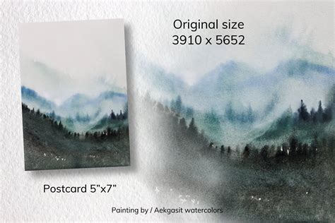 Watercolor Background For Card Design - Design Cuts