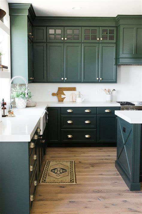 Green Kitchen Cabinet Inspiration - Bless'er House