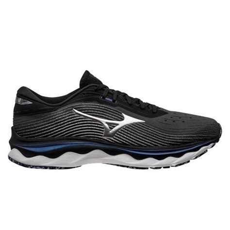 Mizuno Running Shoe Wave Sky 5 - Black/Silver/Blue