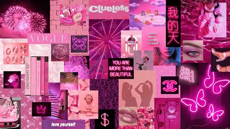 Aesthetic Laptop Desktop Wallpaper Pink