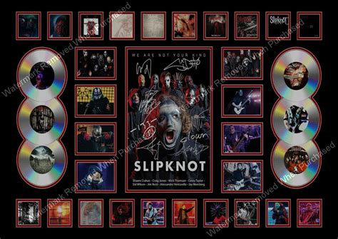 Slipknot (2019) Signed We Are Not Your Kind Photo Print Also ...