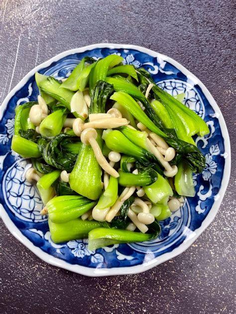 Bok Choy Beech Mushrooms Stir Fry • Oh Snap! Let's Eat!