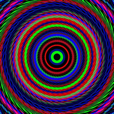 Circles, optical illusion, colorful, abstraction, HD phone wallpaper ...