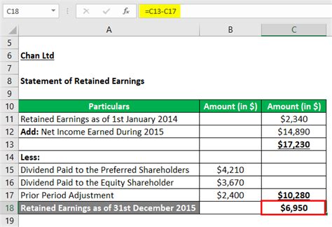 First Class Preparing A Statement Of Retained Earnings Financial ...