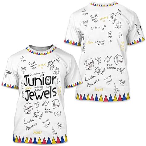 Iconic Junior Jewels 3D All Over Printed Shirt sold by Sweating Saidee ...