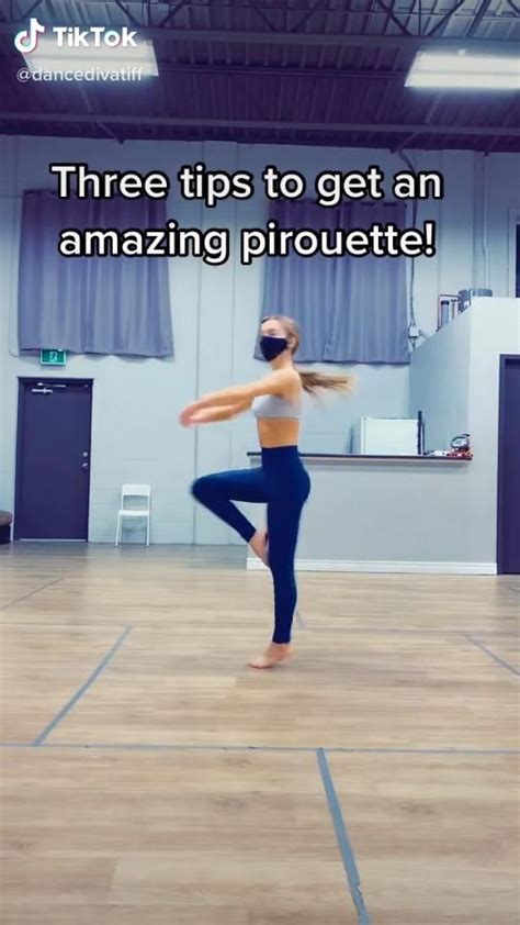 Tips to get an amazing pirouette [Video] | Dance workout, Dance tips ...