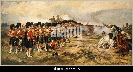 The Thin Red Line, Battle of Balaclava, painting by Robert Gibb, 1881 ...