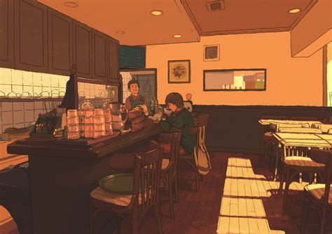 animescapes | Anime café, Anime café background, Anime background