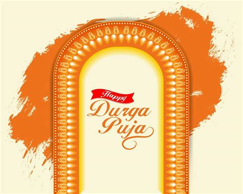 durga puja design, durga puja background, puja art and illustration ...