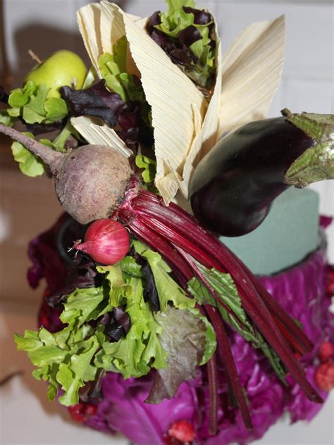 Sophisticated Fruit and Vegetable Centerpiece | HGTV