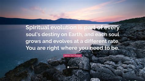 James Van Praagh Quote: “Spiritual evolution is part of every soul’s ...