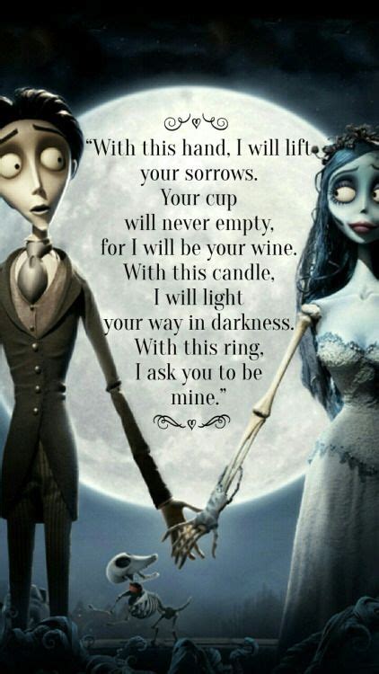 Pin on Anime & Gaming! | Corpse bride quotes, Tim burton quotes, Bride ...