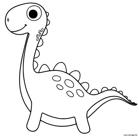 Coloriage dinosaure tyrex facile - JeColorie.com