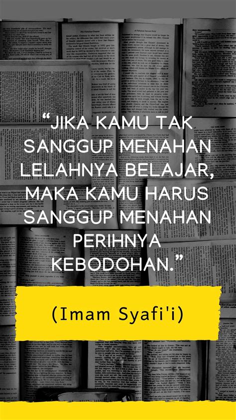 100 Kata Kata Indah Imam Syafii