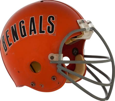 1976-78 Ron Hunt Game Worn Cincinnati Bengals Helmet.... Football | Lot ...