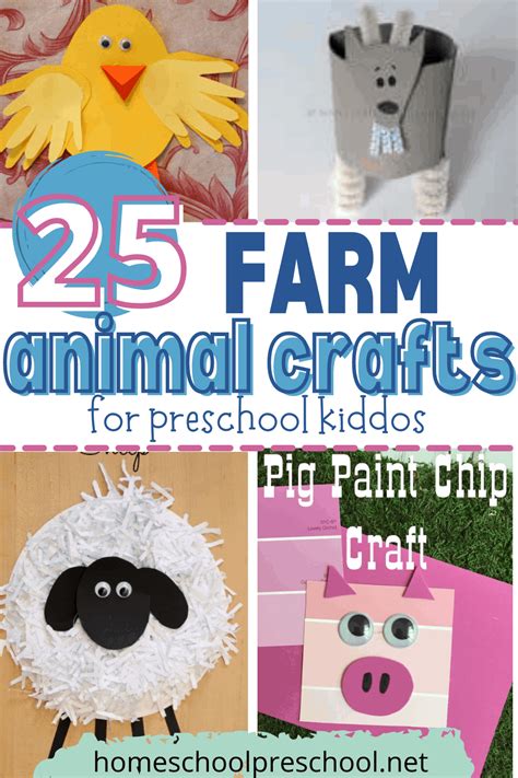 25 Fantastic Farm Animal Crafts for Preschool