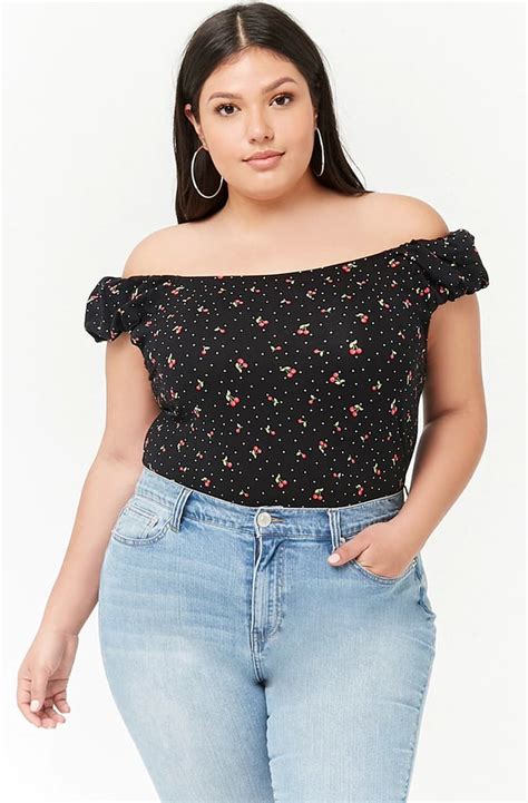 Forever 21 Plus Size Cherry Graphic Print Top | Cherry-Print Clothing ...