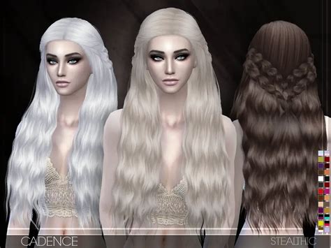 Sims 4 Hairs ~ Stealthic: Cadence Hairstyle