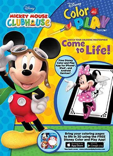 Buy Mickey Mouse Clubhouse 128-Page Color and Play Coloring and ...