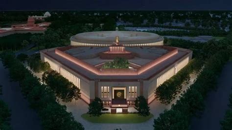 A Glimpse At The Concept Picture Of The New Sansad Bhavan Under Central ...