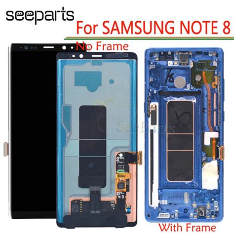 100% Tested For 6.3" SAMSUNG GALAXY Note 8 LCD Note8 Display Touch ...