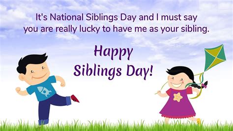 Happy Siblings Day Wishes & Messages Images & Pictures