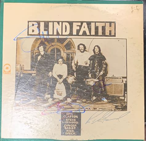 Signed Blind Faith Album Cover