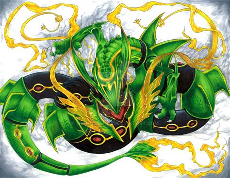 + Mega Rayquaza + by HunnyLemon on DeviantArt