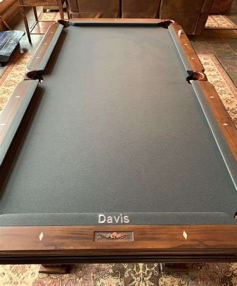 Personalized Pool Table Cloth set for 7 or 8 foot table with | Etsy