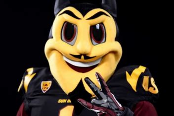 fanaddict: ASU's Sparky Gets a New (Demonic) Look. Thanks a lot, Disney