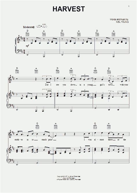 Harvest Piano Sheet Music | OnlinePianist