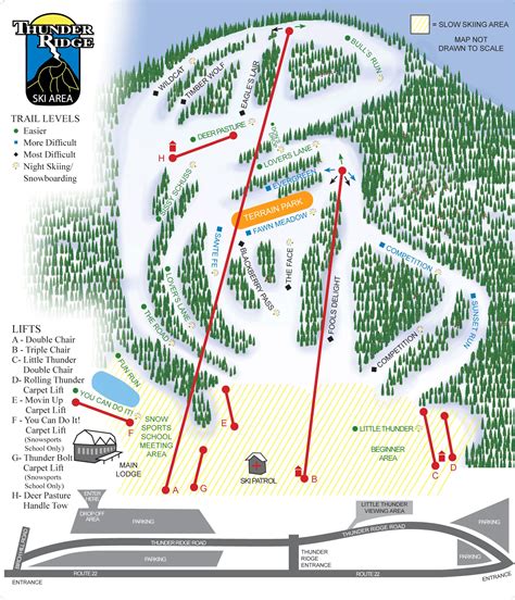 Thunder Ridge Trail Map | OnTheSnow