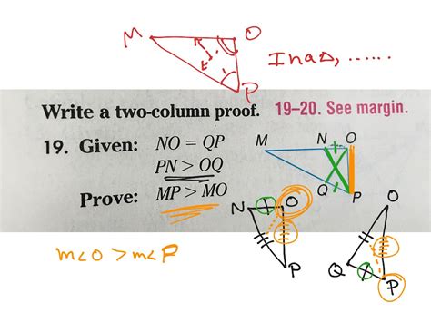 ShowMe - hinge theorem