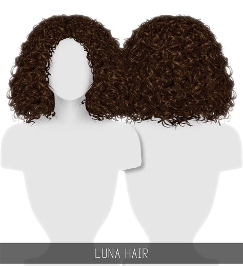 LUNA HAIR - PATREON EXCLUSIVE | Sims four, Sims 4 afro hair, Sims hair