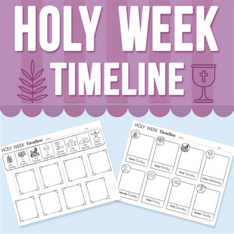 Holy Week Timeline | Made By Teachers