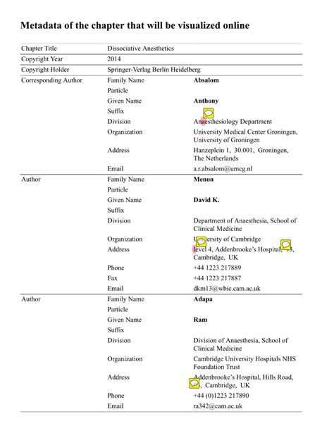 (PDF) Dissociative Anesthetics