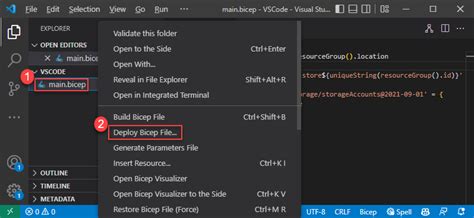 Deploy Bicep files with Visual Studio Code - Azure Resource Manager ...