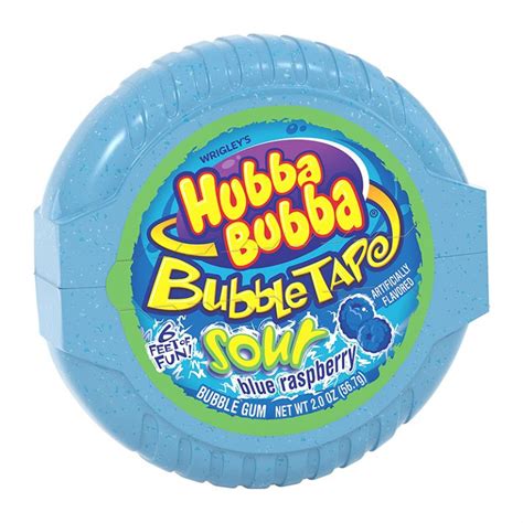 Hubba Bubba Sour Bubble Tape Blue Raspberry 56.7g - ALLSORTS OF SWEETS