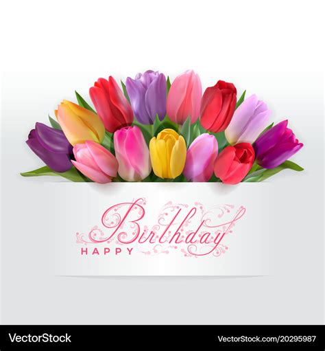 Happy Birthday Tulips Images | Birthday Cards